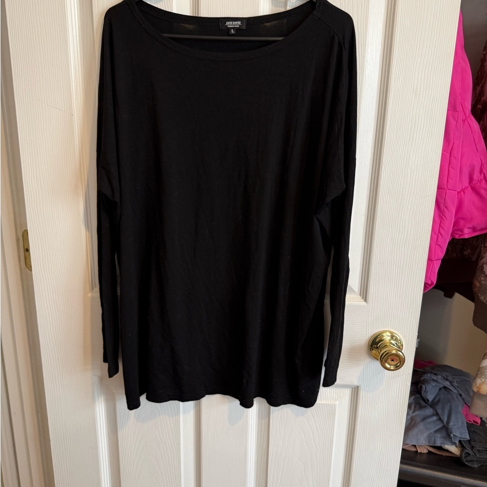 Classic Black Long Sleeve Top